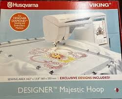Husqvarna Viking Designer Majestic Hoop 14 1/4 x 13 3/4