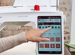 Viking Husqvarna Designer Ruby 90 Demo Sewing and Embroidery Machine