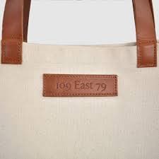 Canvas and leather bag